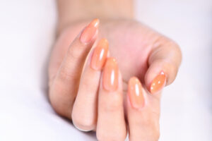 ナチュラルオレンジネイル